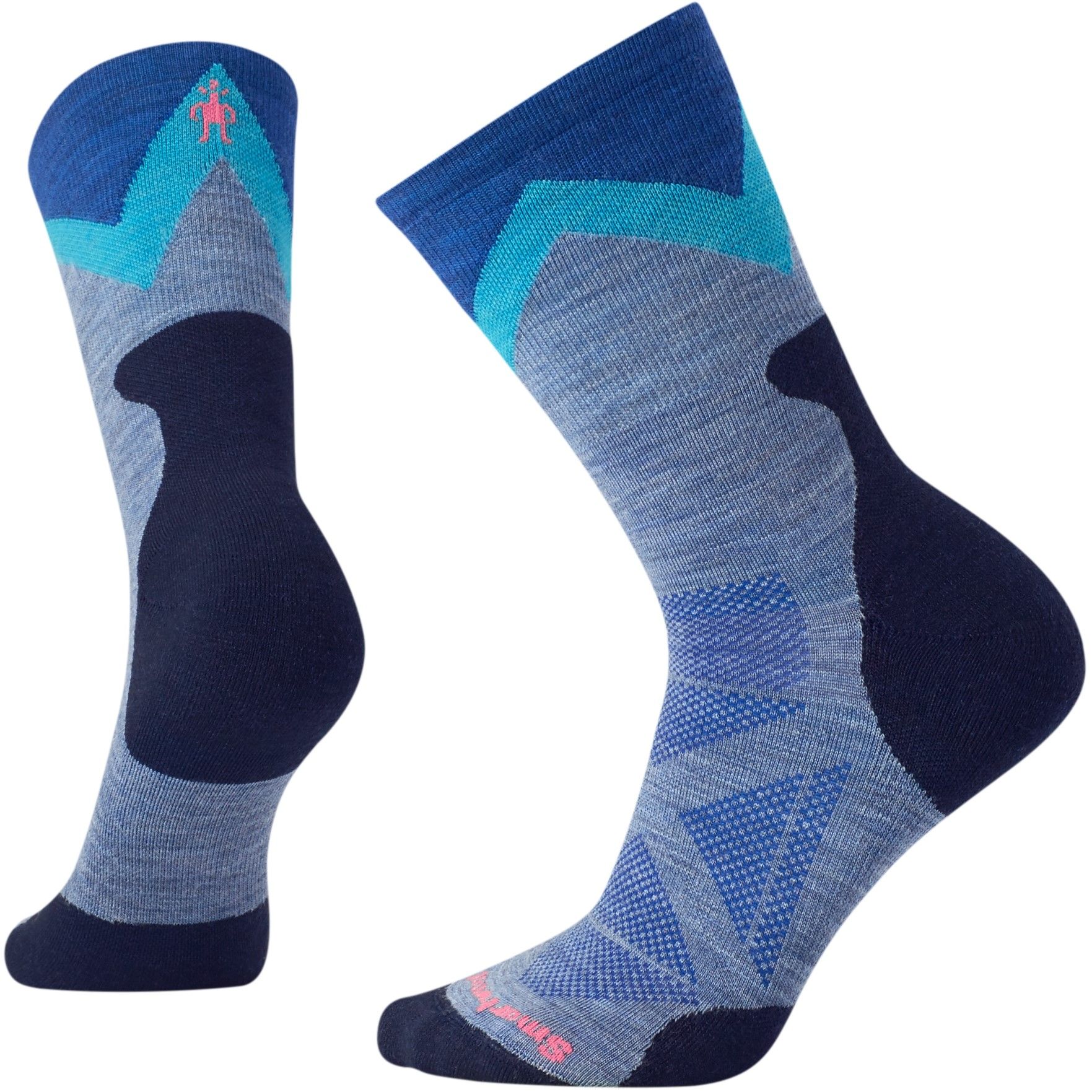 Smartwool W's PhD Outdoor Approach Crew Steel Blue