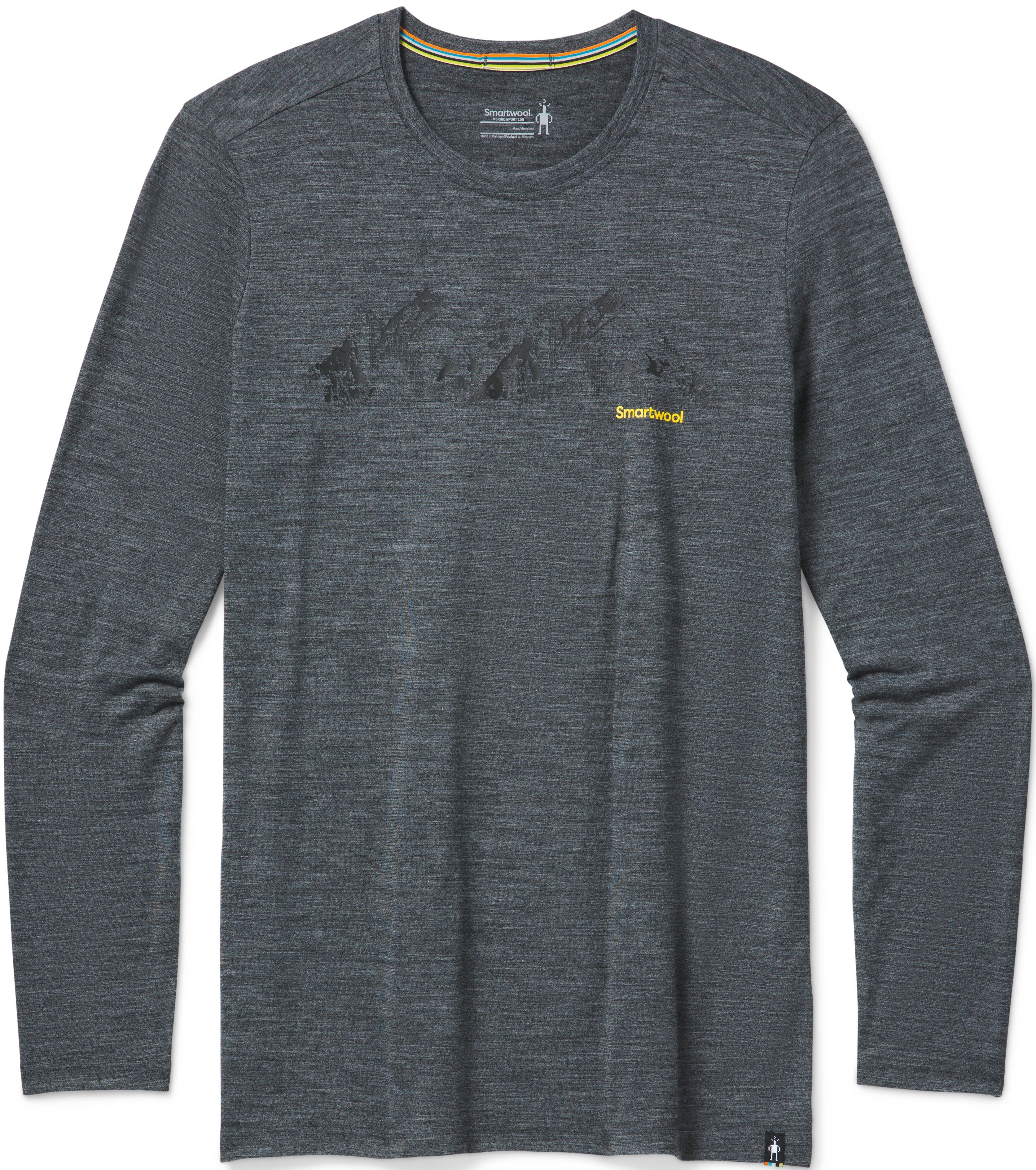 Smartwool MS150 Upper Slopes Tee merinopaita, harmaa