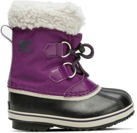 Sorel Kids Childrens Yoot Pac Nylon WP Wild Iris/Dark Plum