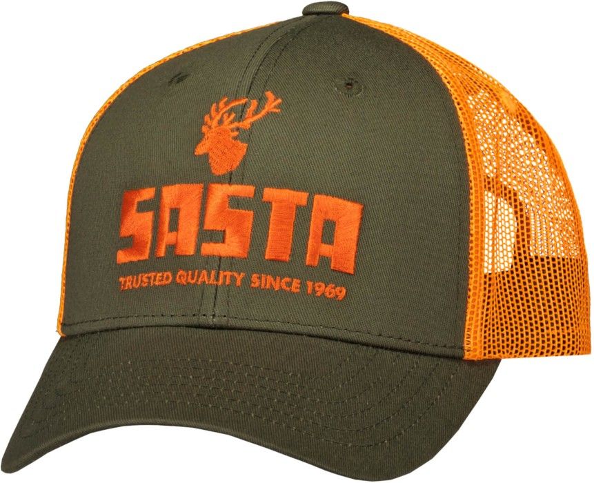 Sasta Deer cap Forest Green/Orange