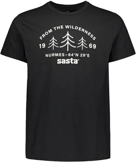 Sasta Wilderness T-shirt Black