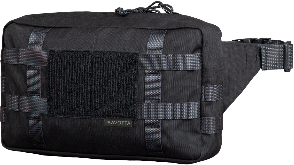 Savotta Askare Hip Pack vyölaukku, Black