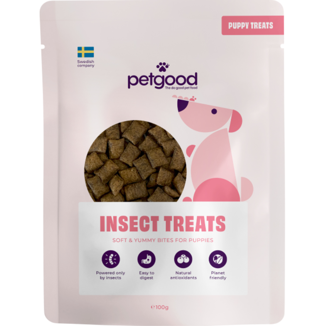 Petgood Insektsbaserat Hundgodis för Valpar 100 g