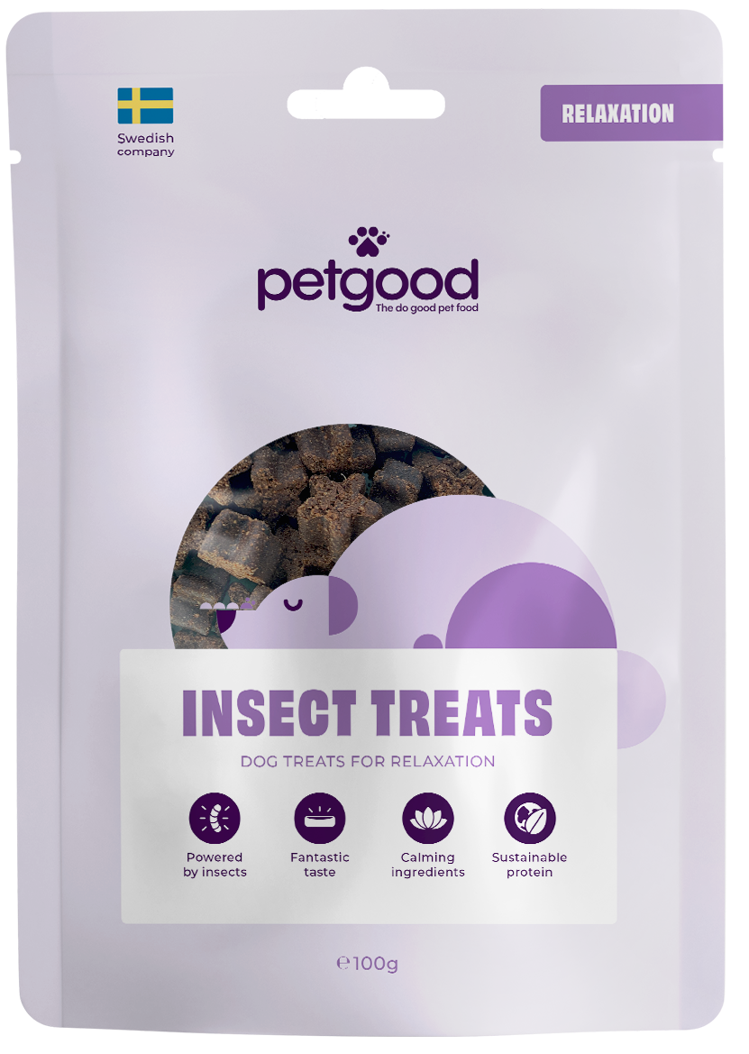 Petgood Insektsbaserat Hundgodis för Avkoppling 100 g