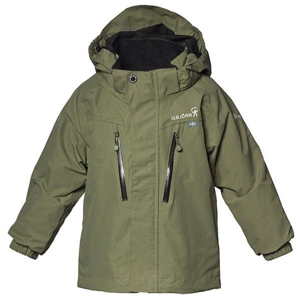 Isbj&ouml;rn Storm Hard Shell Jacket Kids Moss