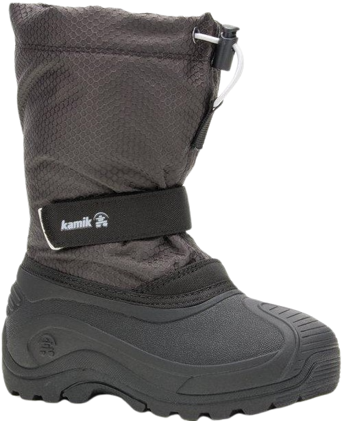 Kamik Kids Finley 2 lasten talvisaapas, musta/harmaa