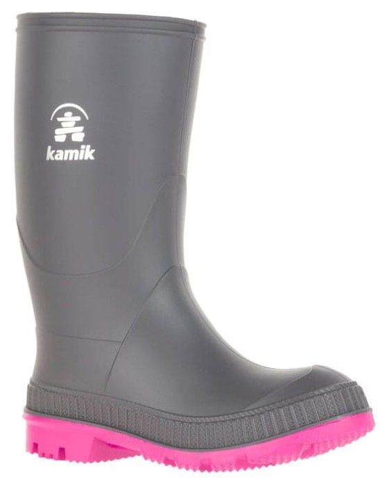 Kamik Stomp Kids Charcoal/Magenta