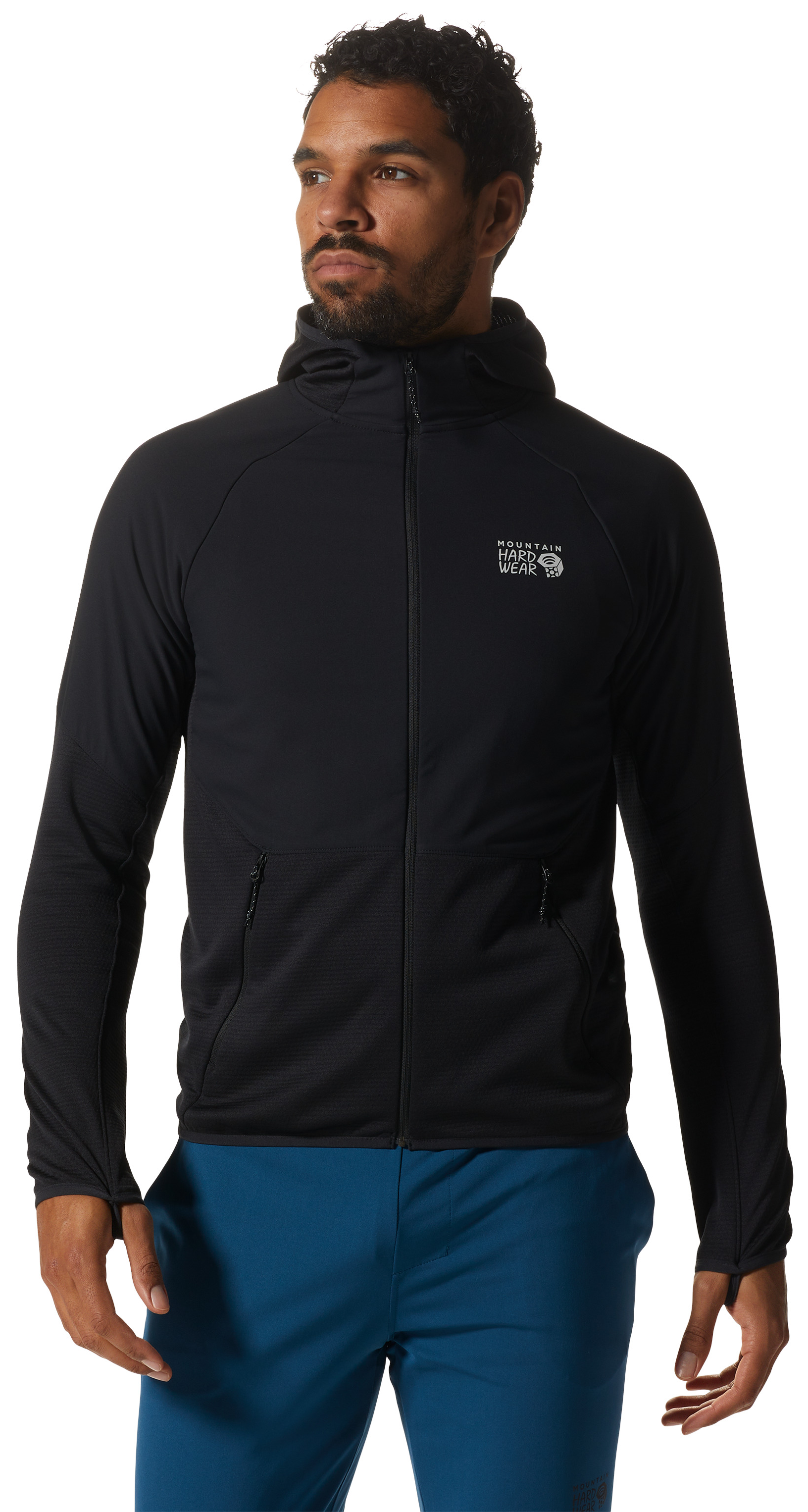 Mountain Hardwear M's Stratus Range Full Zip Hoody Black