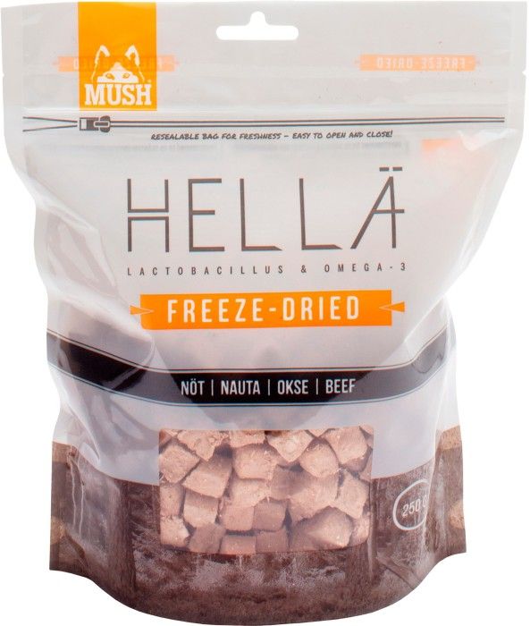 MUSH HELLÄ Frystorkad Nöt 250g