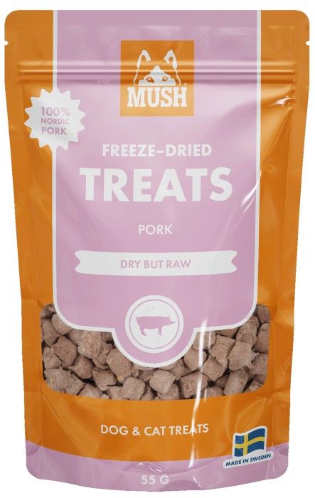 MUSH Treats Frystorkat Gris 55 g