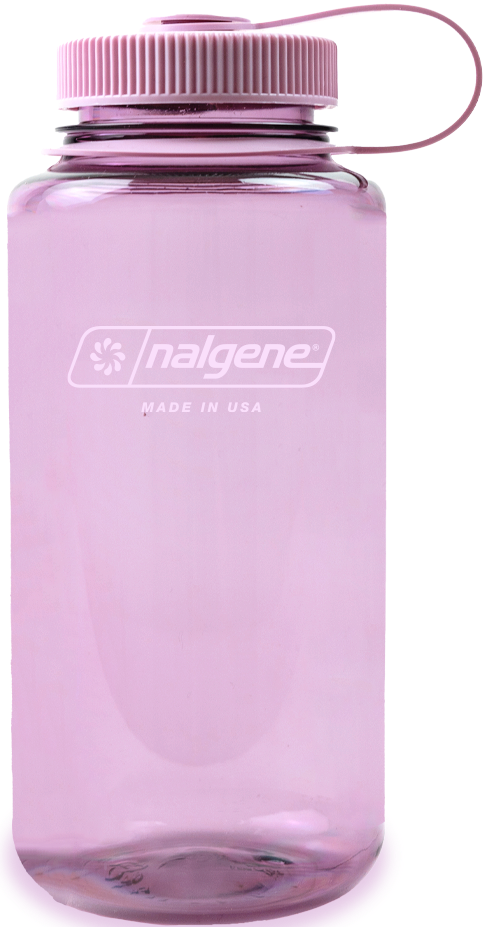 Nalgene Bottle 1 l Wide Mouth Sustain Cherry Blossom