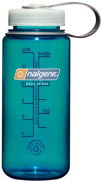 Nalgene Bottle 0,5L Wide Mouth Sustain Trout green