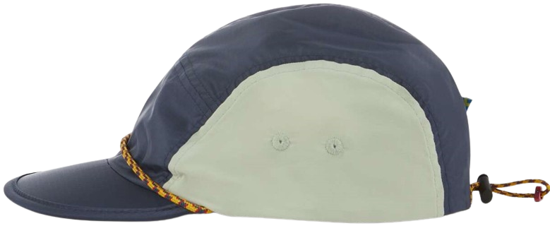 Klättermusen Runa Five Panel Cap Indigo Blue-Swamp Green