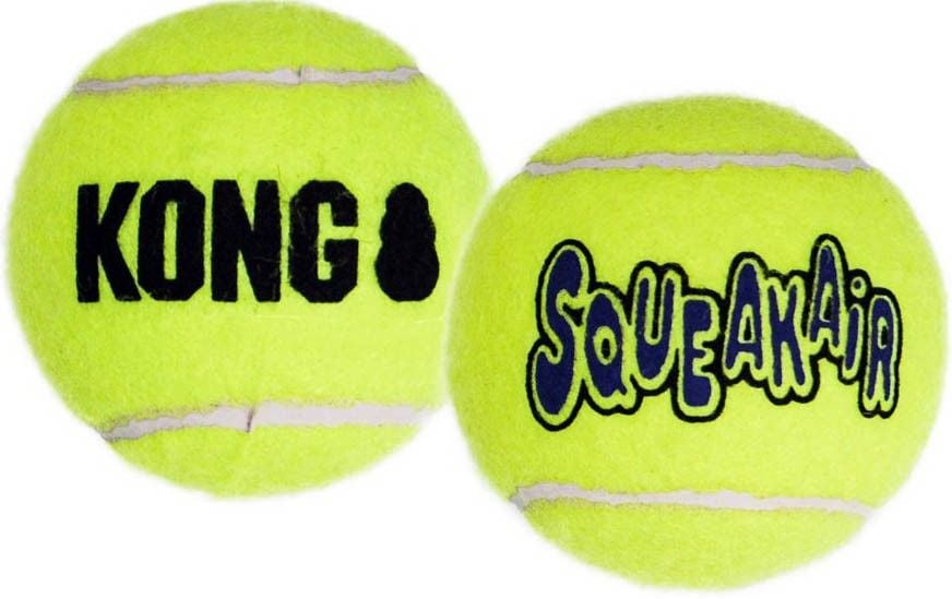 Kong Airdog Squeakair Tennisboll 3-pack M