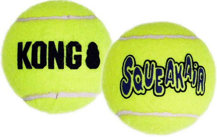 Kong Airdog Squeaker Tennisball 3-pack S