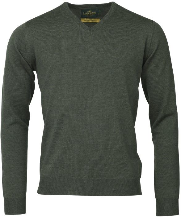 Laksen Sussex V-Neck Forest