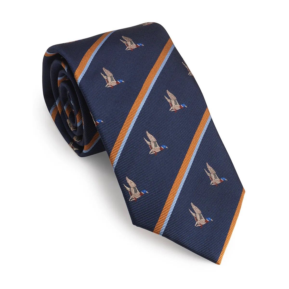 Laksen Regimental Stripe Tie Duck