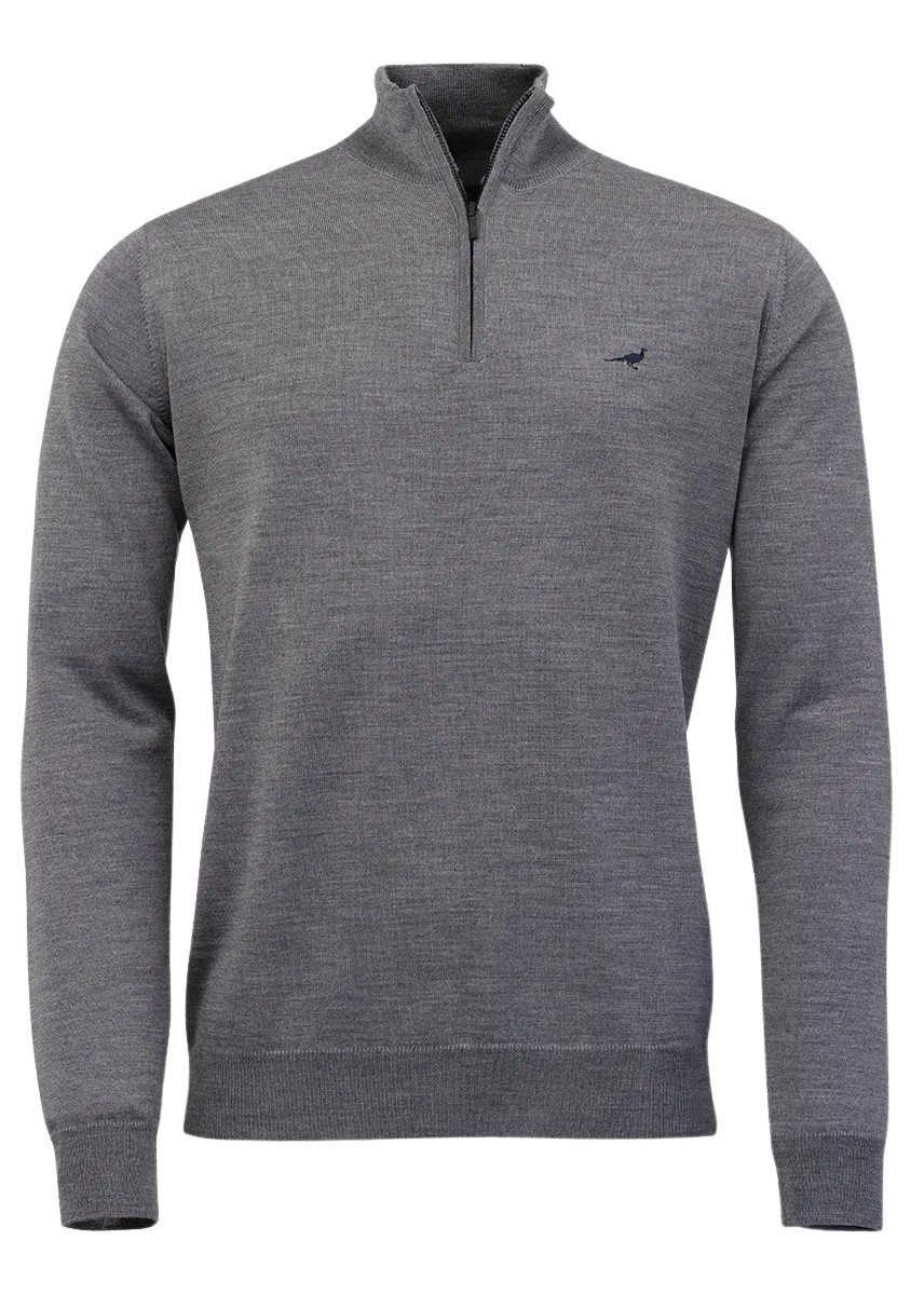 Laksen Norfolk Zip-Neck villapusero, Overcast