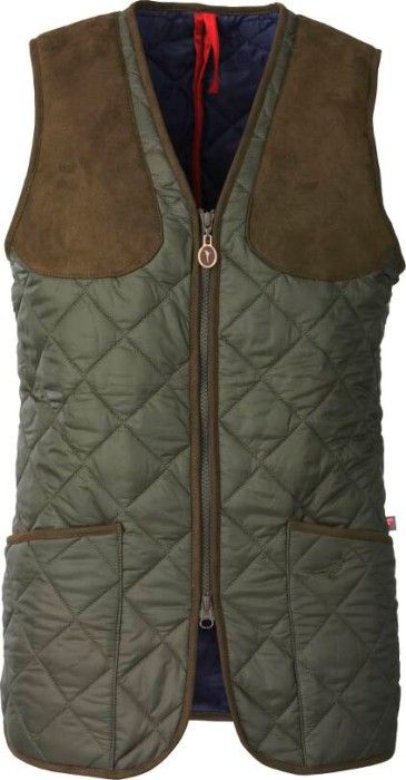 Laksen Lady Cheltenham Quilted Shooting Vest Olive