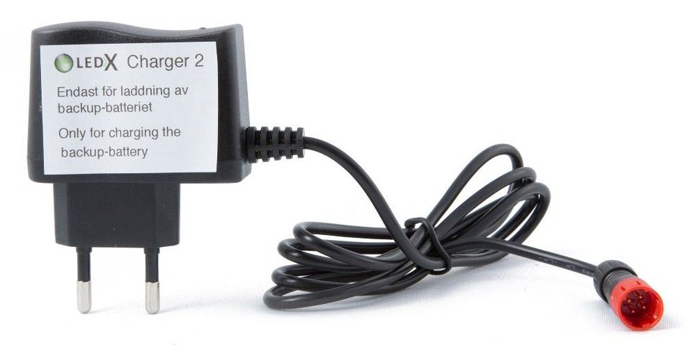 LEDX of Sweden LedX Charger 8,4 V for Backup Battery
