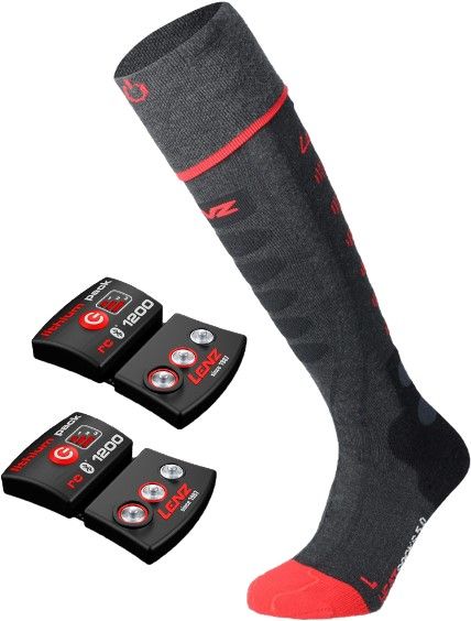Lenz Set of Heat sock 5.1 + Lithium RCB 1200 Black/Red
