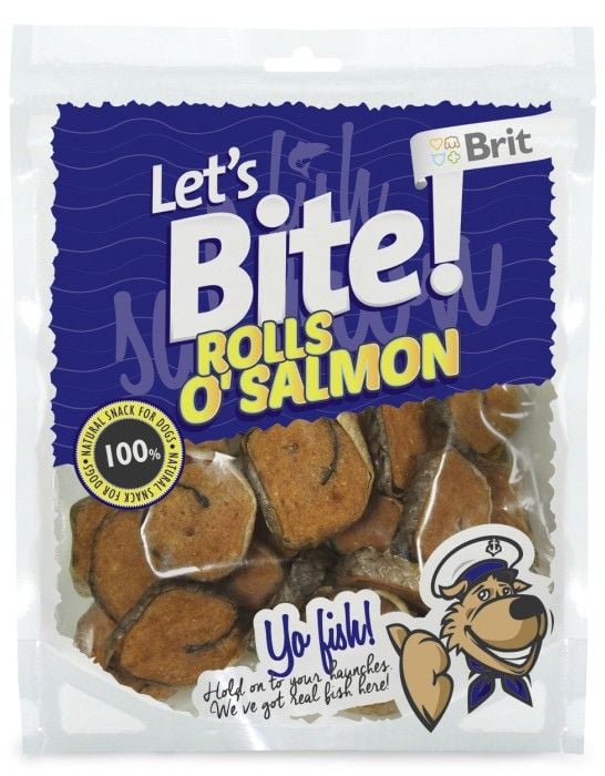 Let's Bite Lets Bite Rolls o Salmon - Storpack 400 g