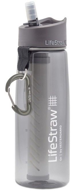 LifeStraw Go Bottle 2.1 Grey Vannflaske