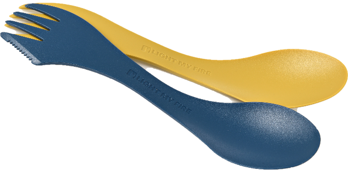 Light My Fire Spork Lefty Musty Yellow / Hazy Blue