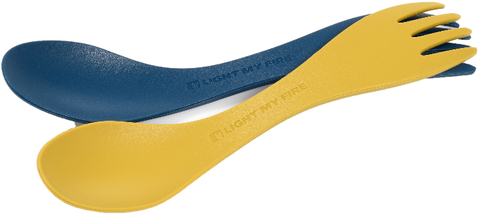 Light My Fire Spork Little 2-pack Musty Yellow / Hazy Blue