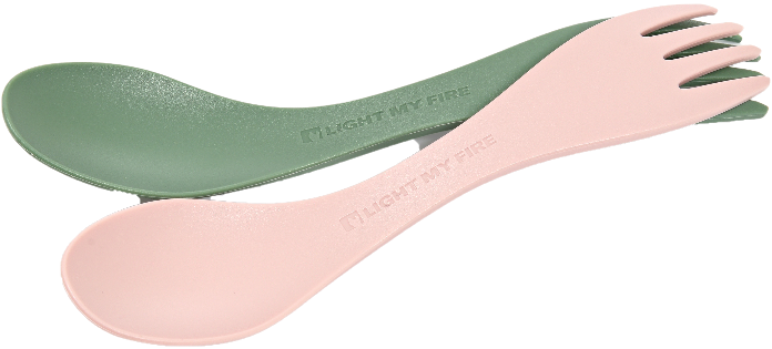 Light My Fire Spork Little 2-pack Sandy Green / Dusty Pink