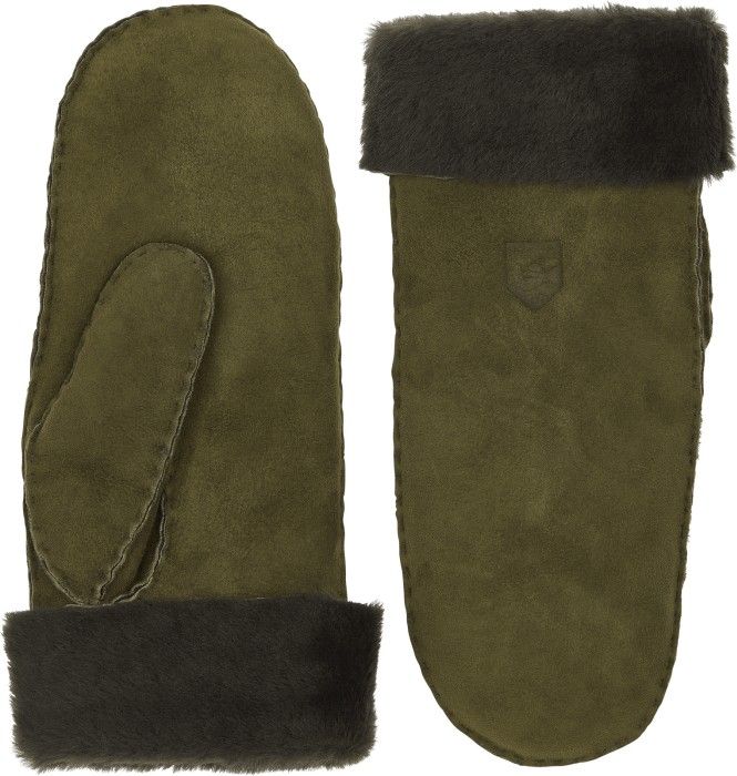 Hestra Sheepskin Mitt Grön