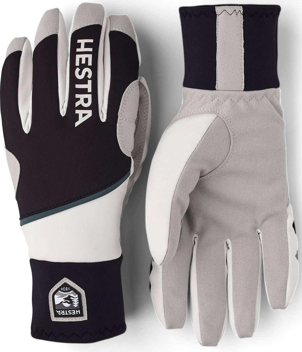 Hestra Comfort Tracker -hiihtohanskat (Black/Ivory)