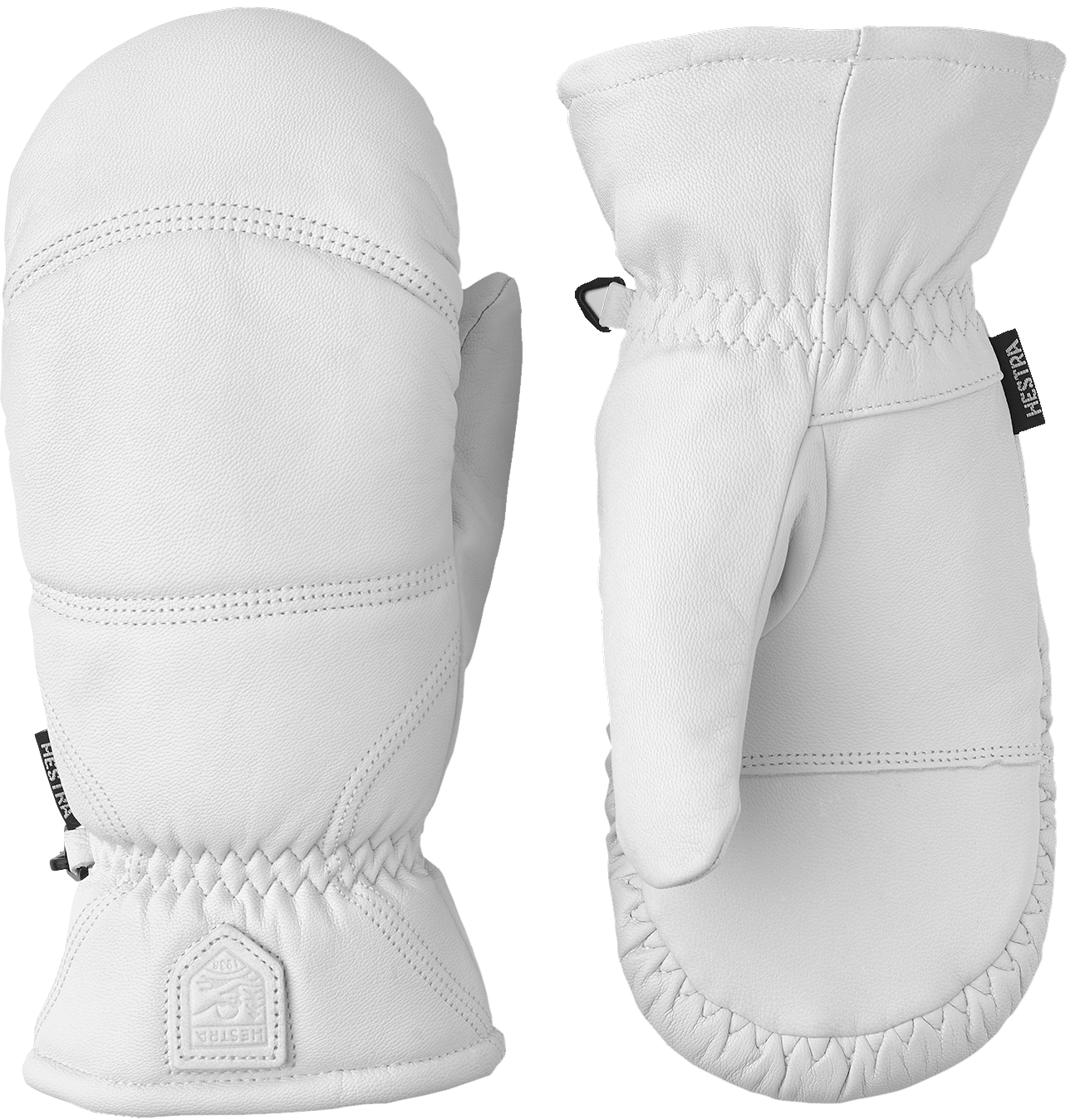 Hestra Leather Box Mitt Offwhite