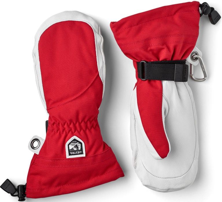 Hestra Heli Ski Female Mitt Röd/Offwhite