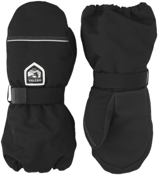 Hestra Baby's Wool Terry Mitt Svart