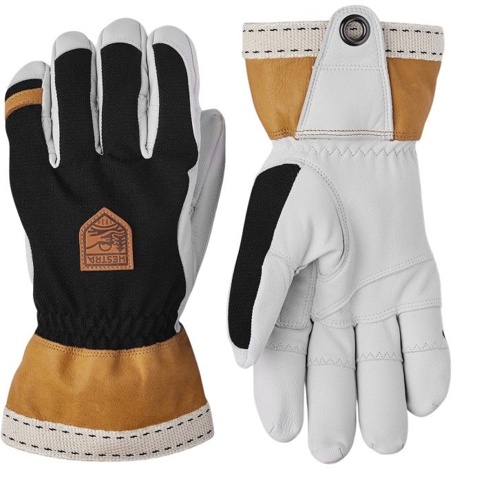 Hestra Ergo Grip Alpha 5-finger Svart