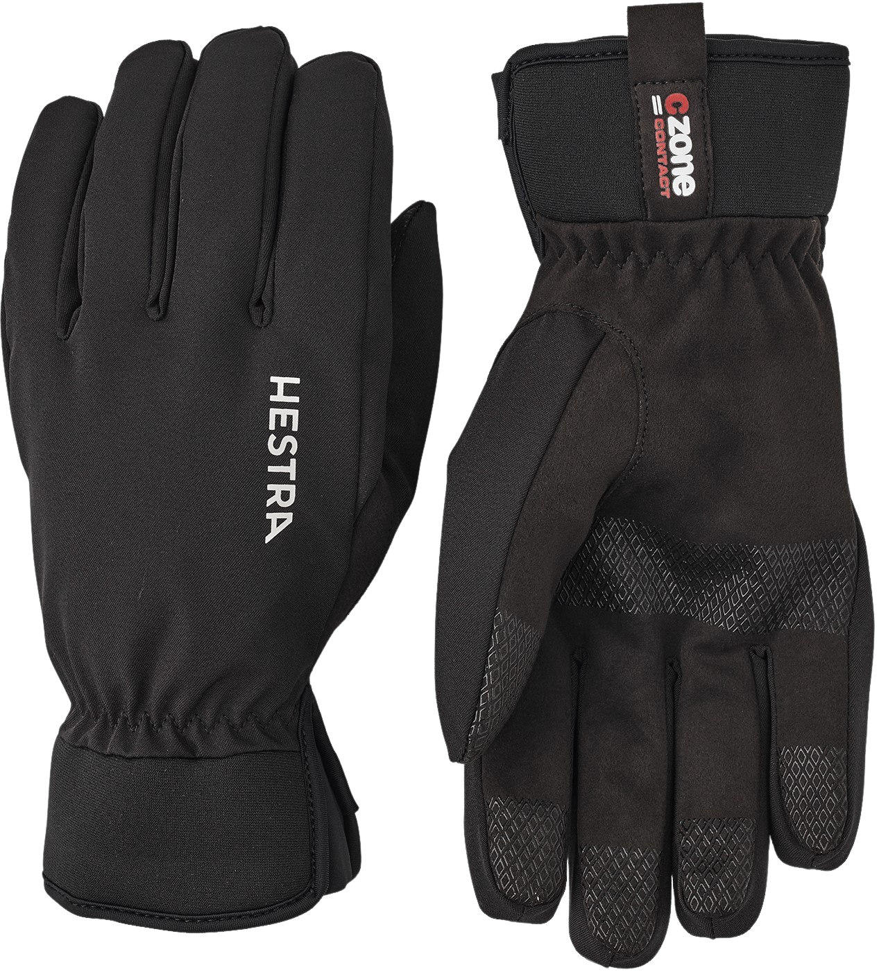 Hestra CZone Contact Glove - 5 Finger Black