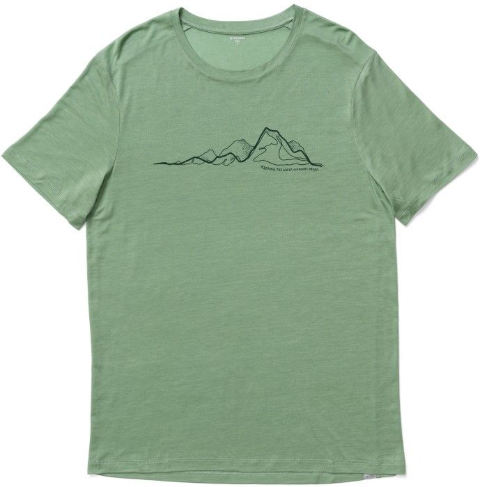 Houdini M's Tree Message Tee Ginkgo Green