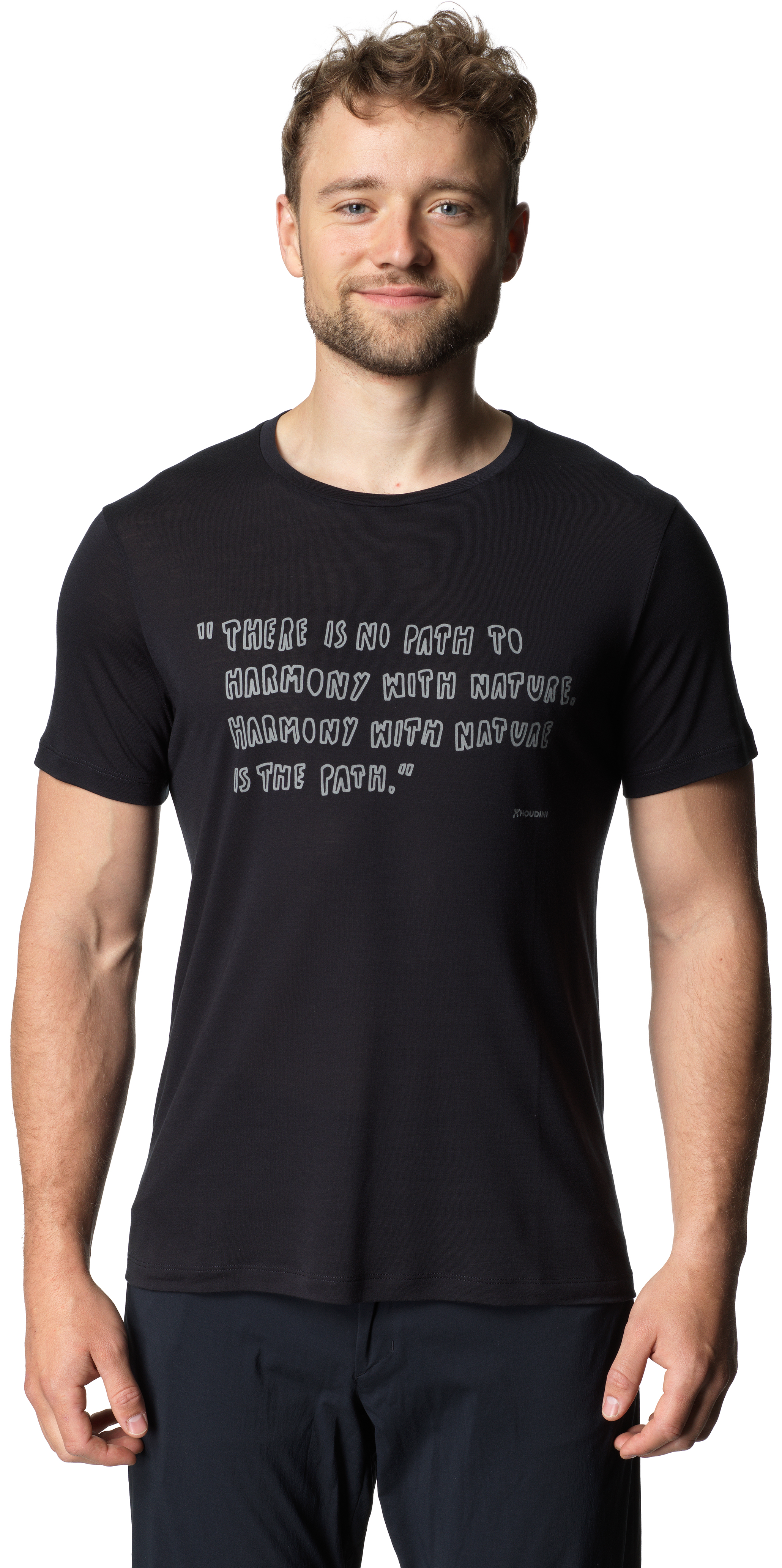 Houdini M's Tree Message Tee True Black/Reconnect