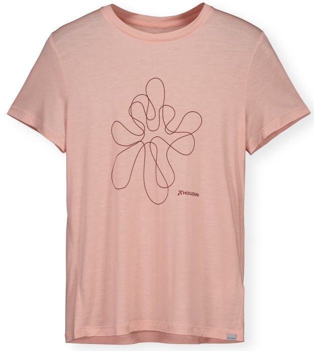 Houdini W's Tree Message Tee Dulcet Pink / Circle