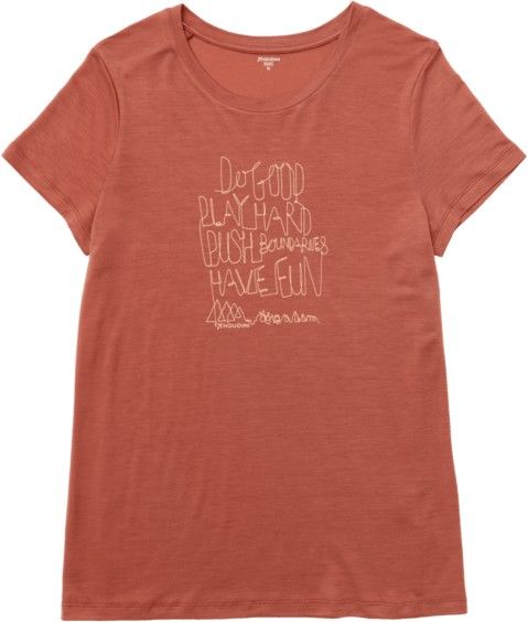 Houdini W's Tree Message Tee Desert Rock Red