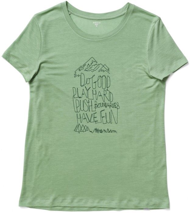 Houdini W's Tree Message Tee Ginkgo Green