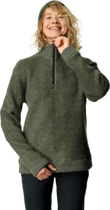 Houdini W's Alto Half Zip Merino Mix Willow Green