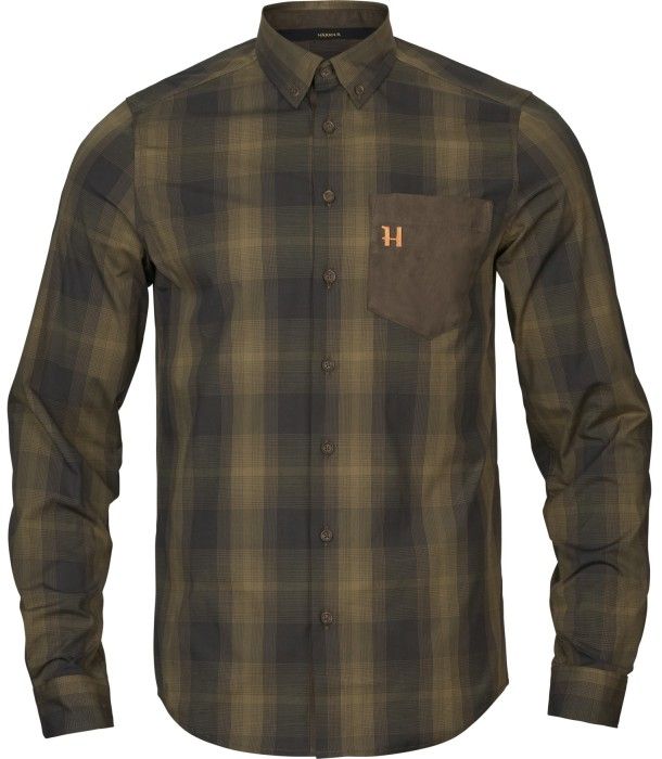 Härkila Akkan Shirt Willow Green/Shadow Brown