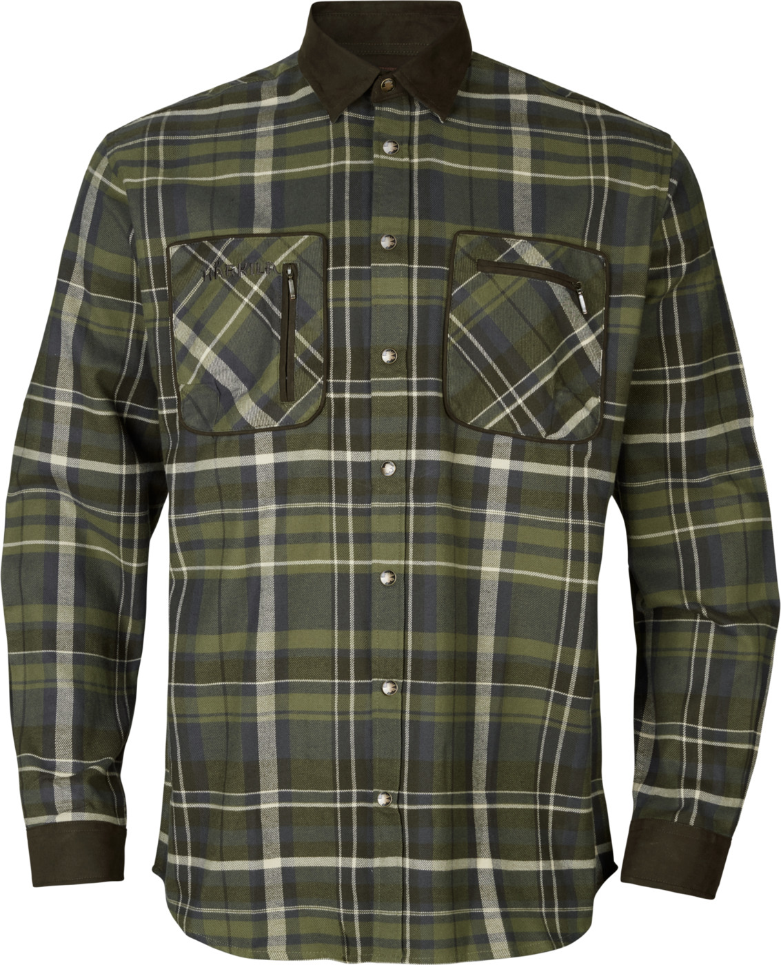 Härkila Pajala Skjorta flanellipaita, Olive Check