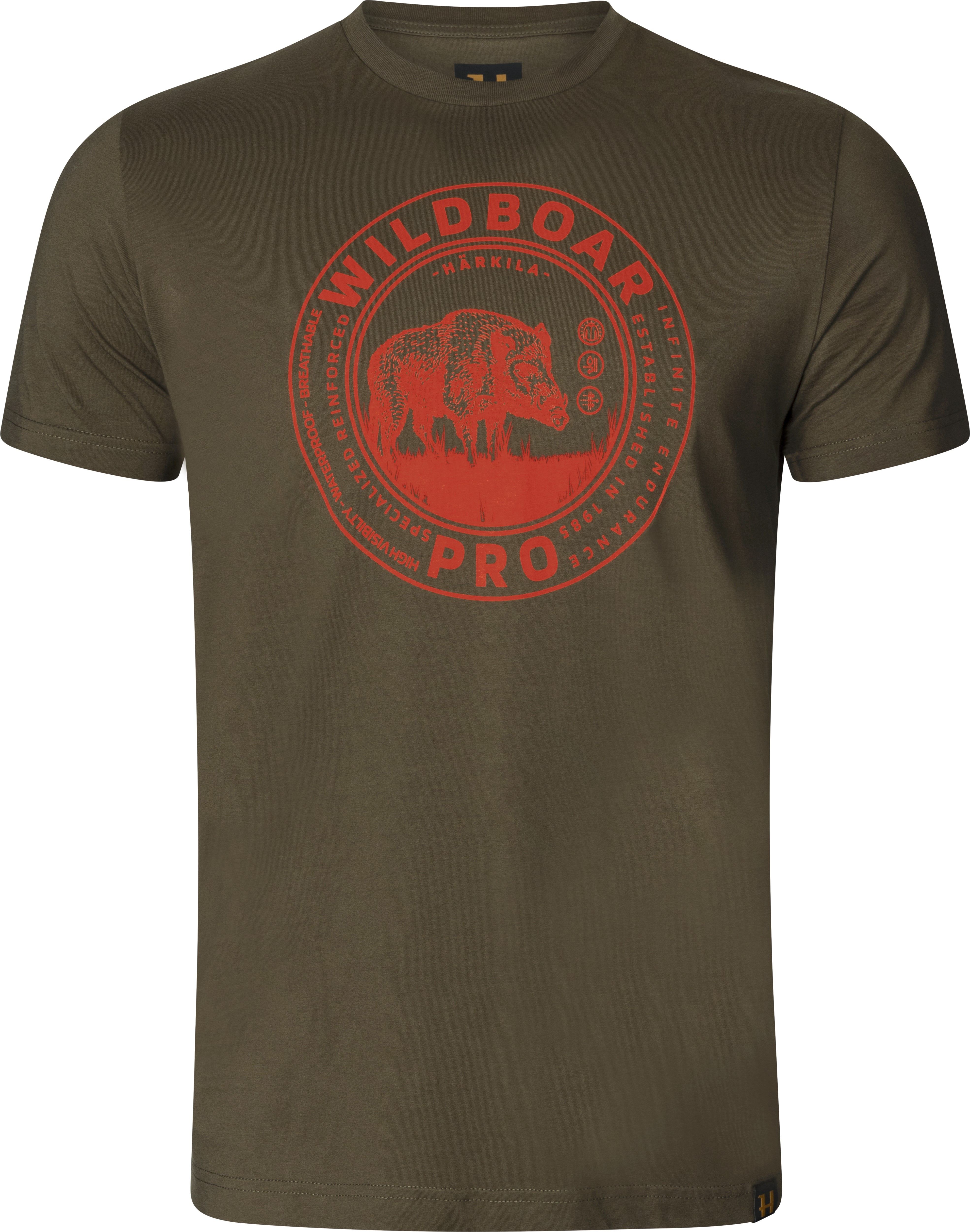 Härkila Wildboar T-shirt paita, Willow Green