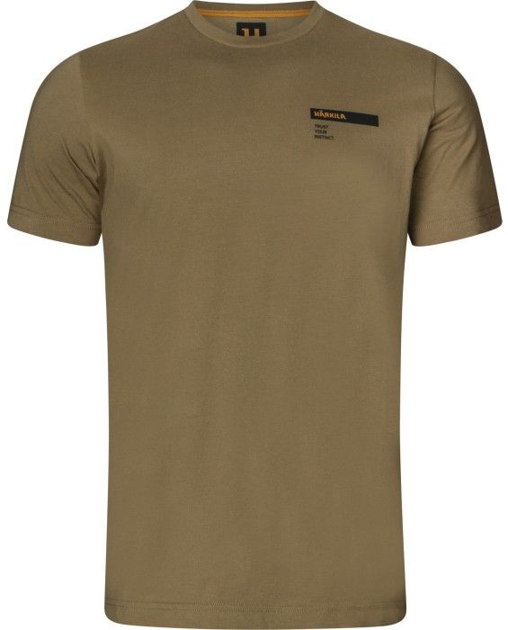 Härkila Logo Brand T-Shirt Antique Bronze