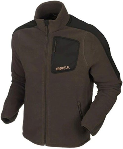 Härkila Venjan Fleece Jacket Brown/Willow Green