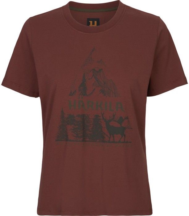 Härkila Nature S S T-Shirt Women Hot Chocolate