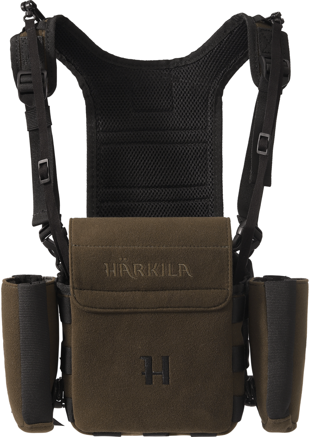 Härkila Deer Stalker Bino Strap kiikarin kantolaukku valjailla, Willow Green